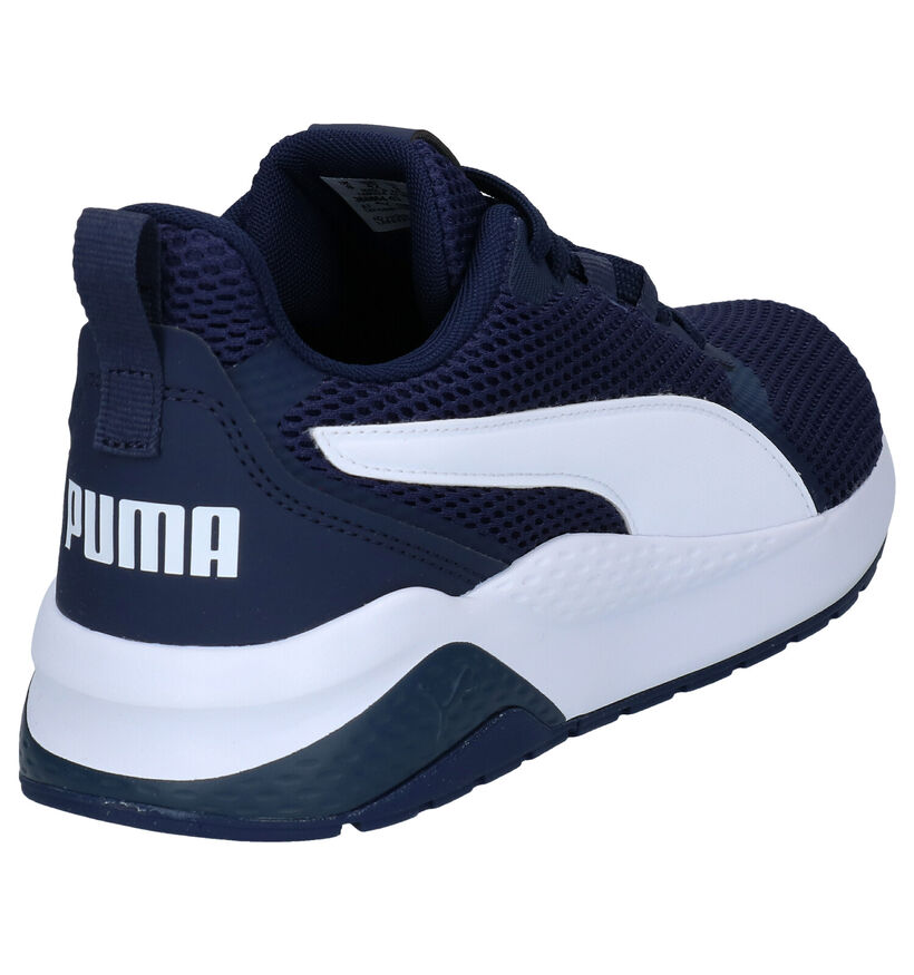 Puma Anzarun Baskets en Bleu en textile (288551)