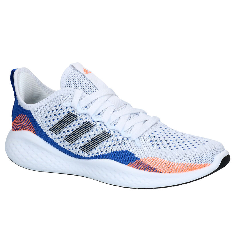 adidas Fluidflow Baskets en Blanc en textile (284852)