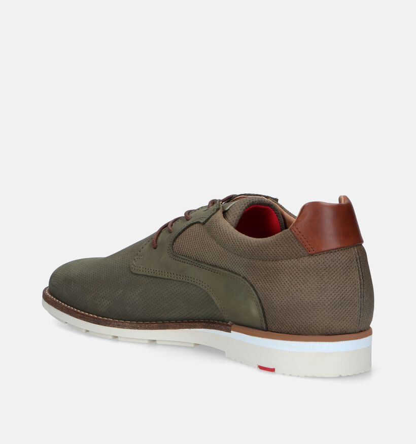 Bullboxer Chaussures à lacets en Vert kaki pour hommes (337210) - pour semelles orthopédiques