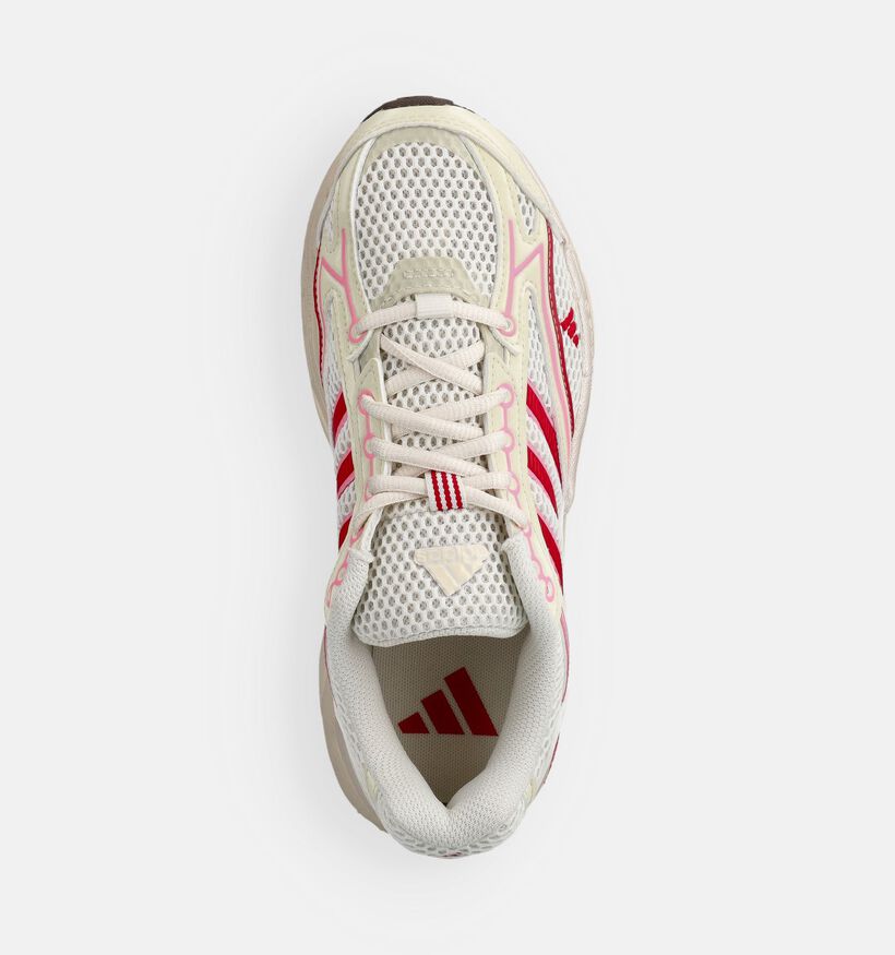 adidas Spiritain 2000 Baskets en Blanc/Rouge pour femmes (366809) - pour semelles orthop&eacute;diques