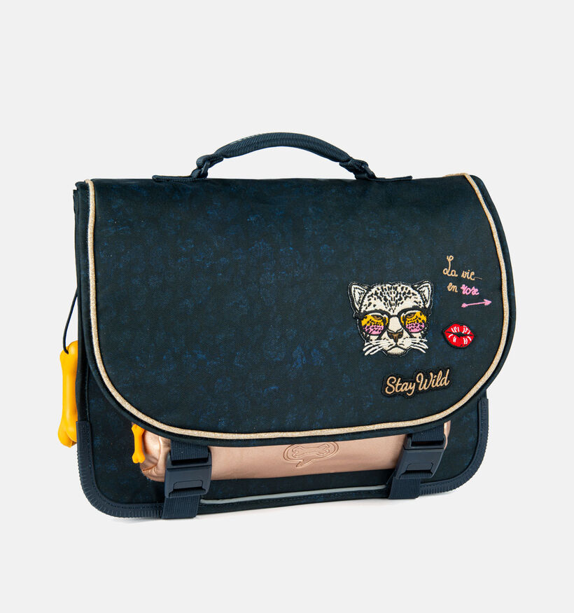 STONES and BONES Lotus Cartable en Bleu pour filles (359384)
