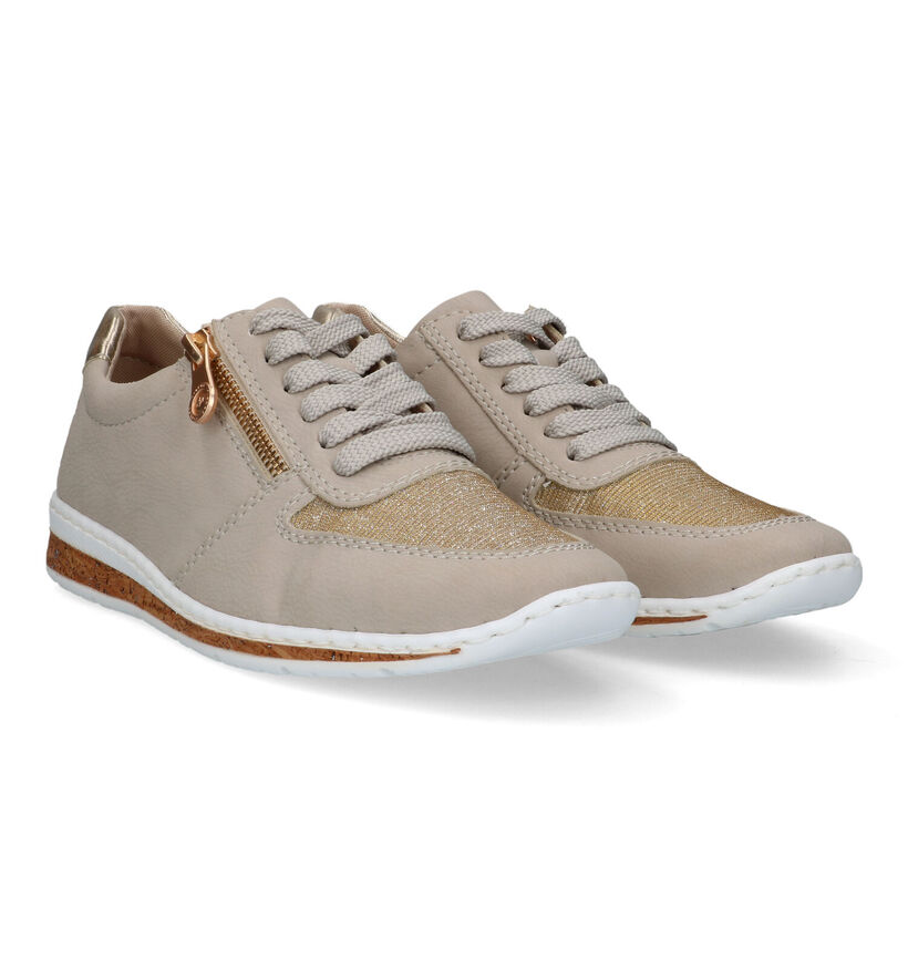 Rieker Taupe Sneakers voor dames (335507)