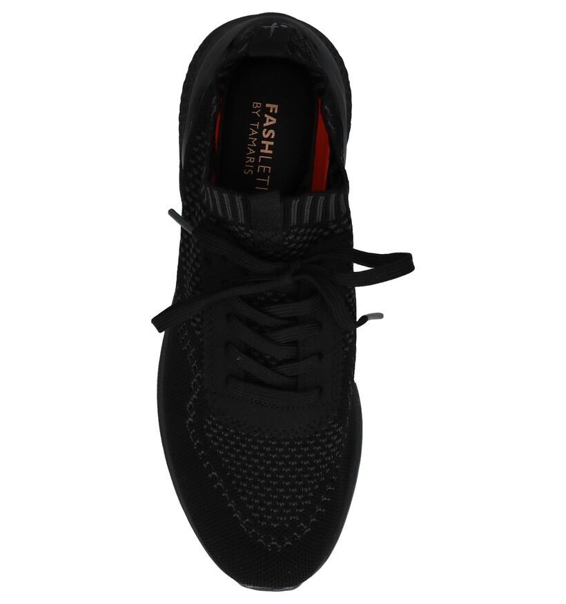 Tamaris Baskets slip-on en Noir en textile (222146)