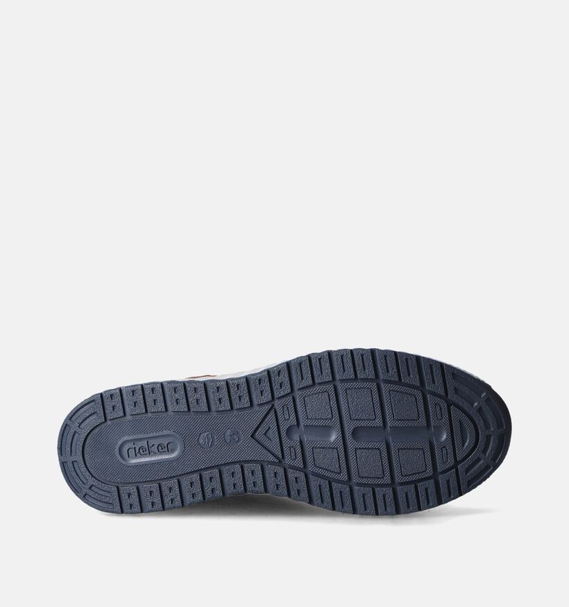 Rieker Blauwe Veterschoenen voor heren (354802) - geschikt voor steunzolen