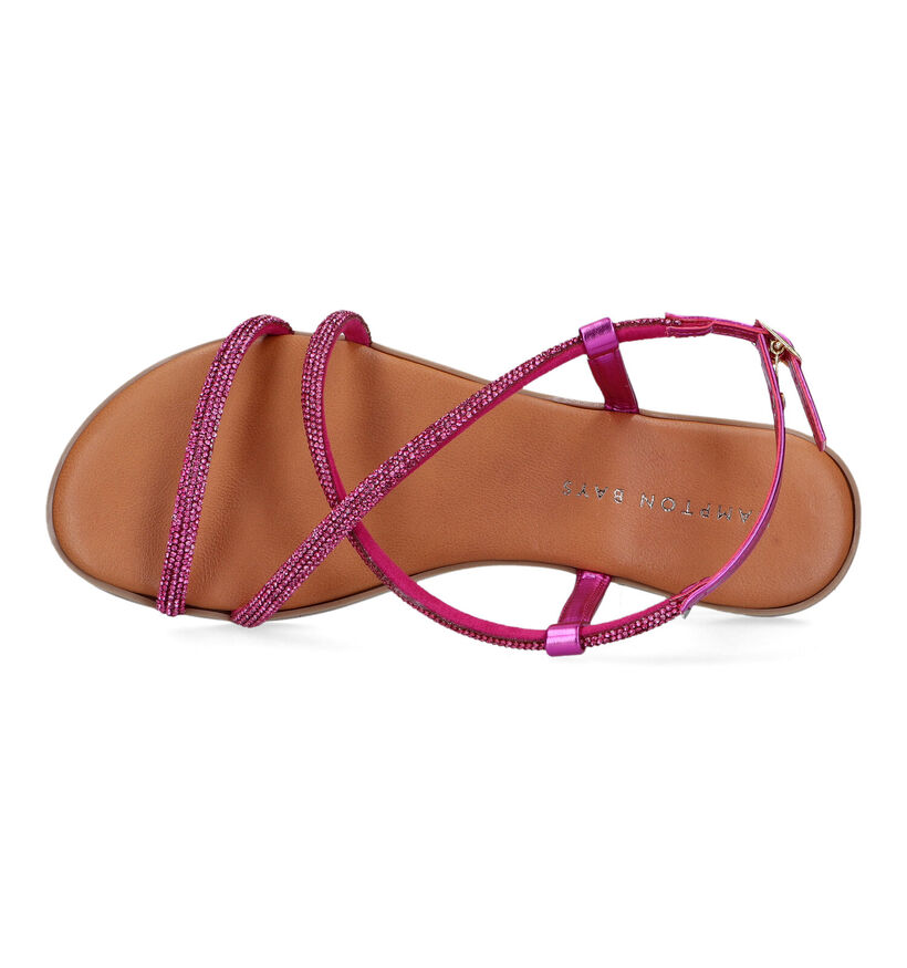 Hampton Bays Sandales plates en Fuchsia pour femmes (324196)