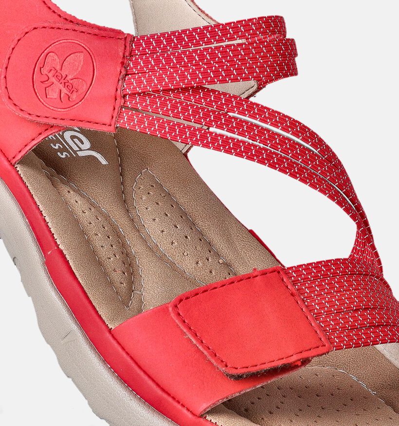 Rieker Rode Sandalen voor dames (354995)