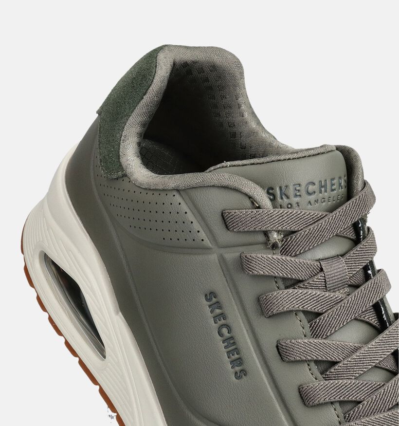 Skechers Uno Tailored Air Kaki Sneakers voor heren (375639)