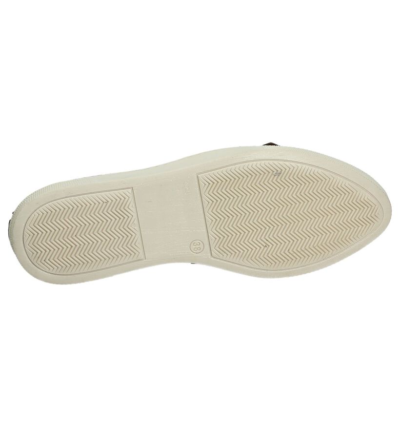 Louisa Chaussures slip-on en Vert en daim (185280)