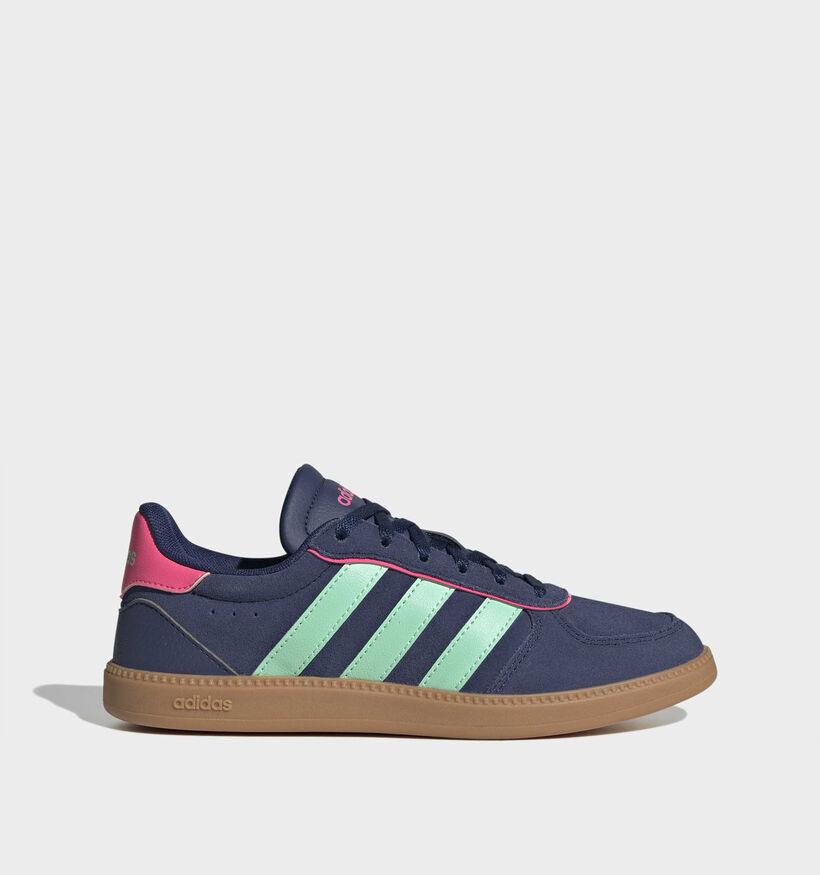 adidas Breaknet Sleek Donkerblauwe/Multi Sneakers voor meisjes (375466)