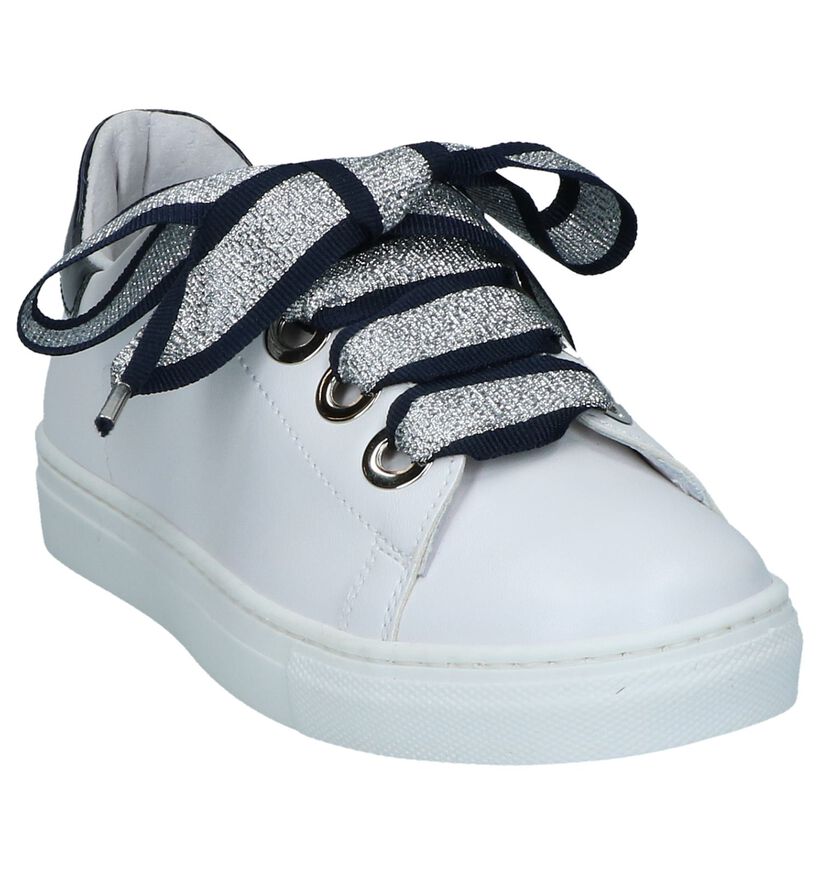Witte Sneakers met Glitters Milo & Mila in kunstleer (242337)