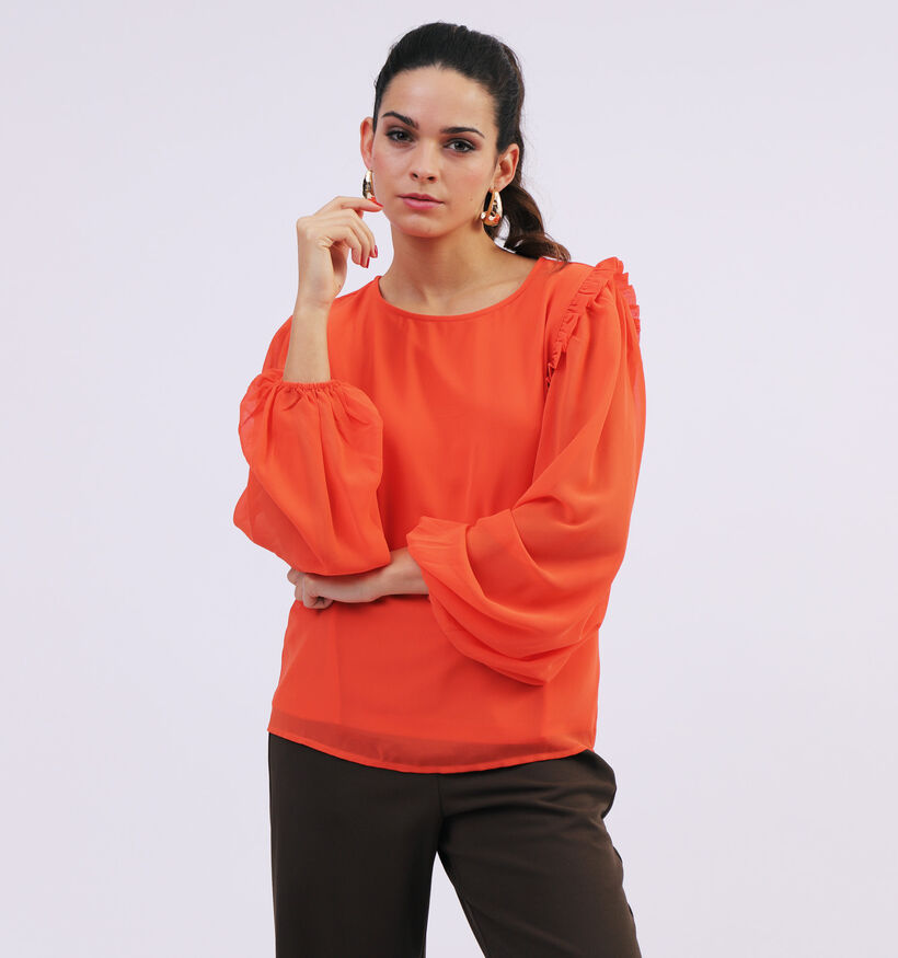 Vila Nima Blouse en Orange pour femmes (318565)