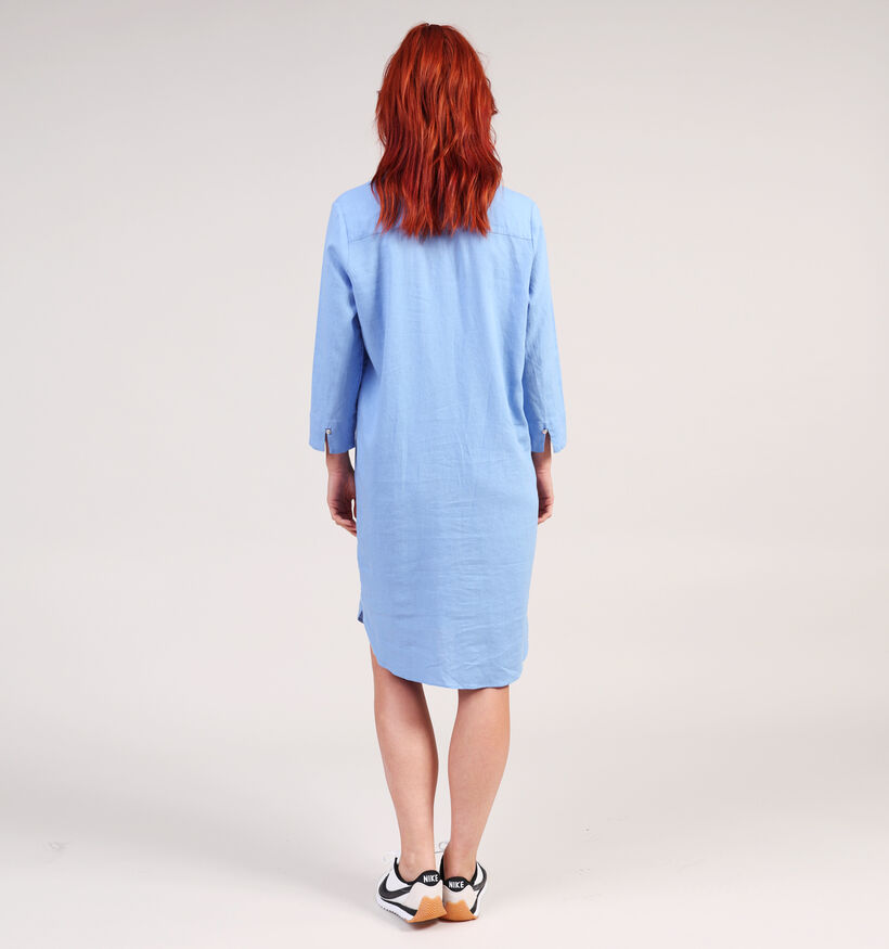 Expresso Provence Blauwe Midi Jurk voor dames (359606)