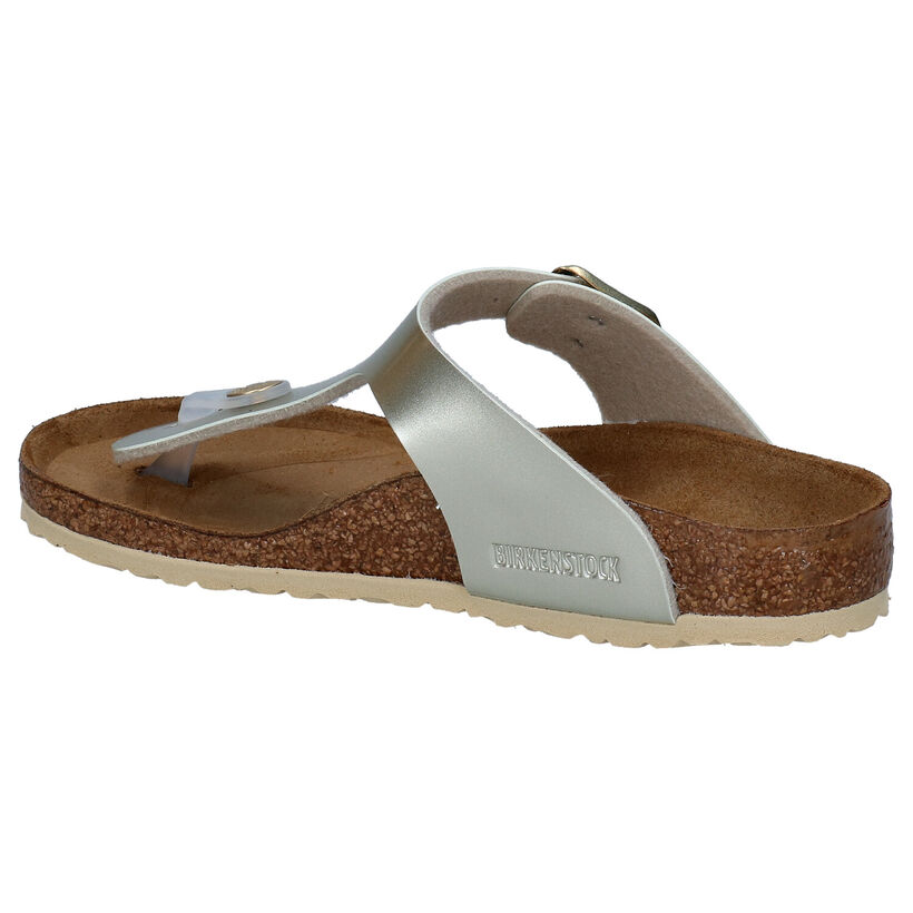 Birkenstock Gizeh Nu-pieds en Blanc pour filles (352248)