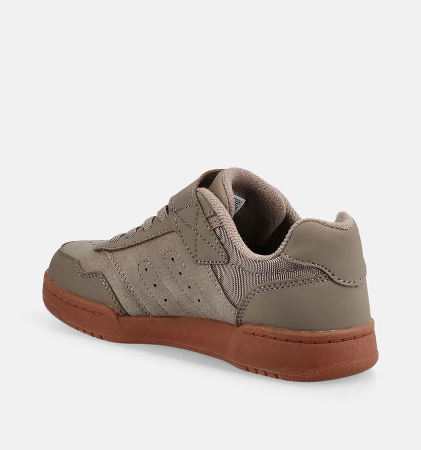 Skechers Quick Street Baskets basses en Taupe pour gar&ccedil;ons (376868)