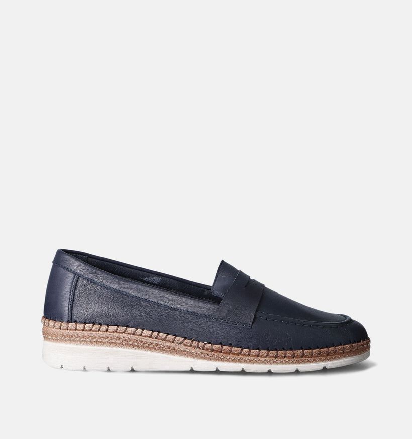 Hush Puppies Blauwe Instappers voor dames (357583) - geschikt voor steunzolen
