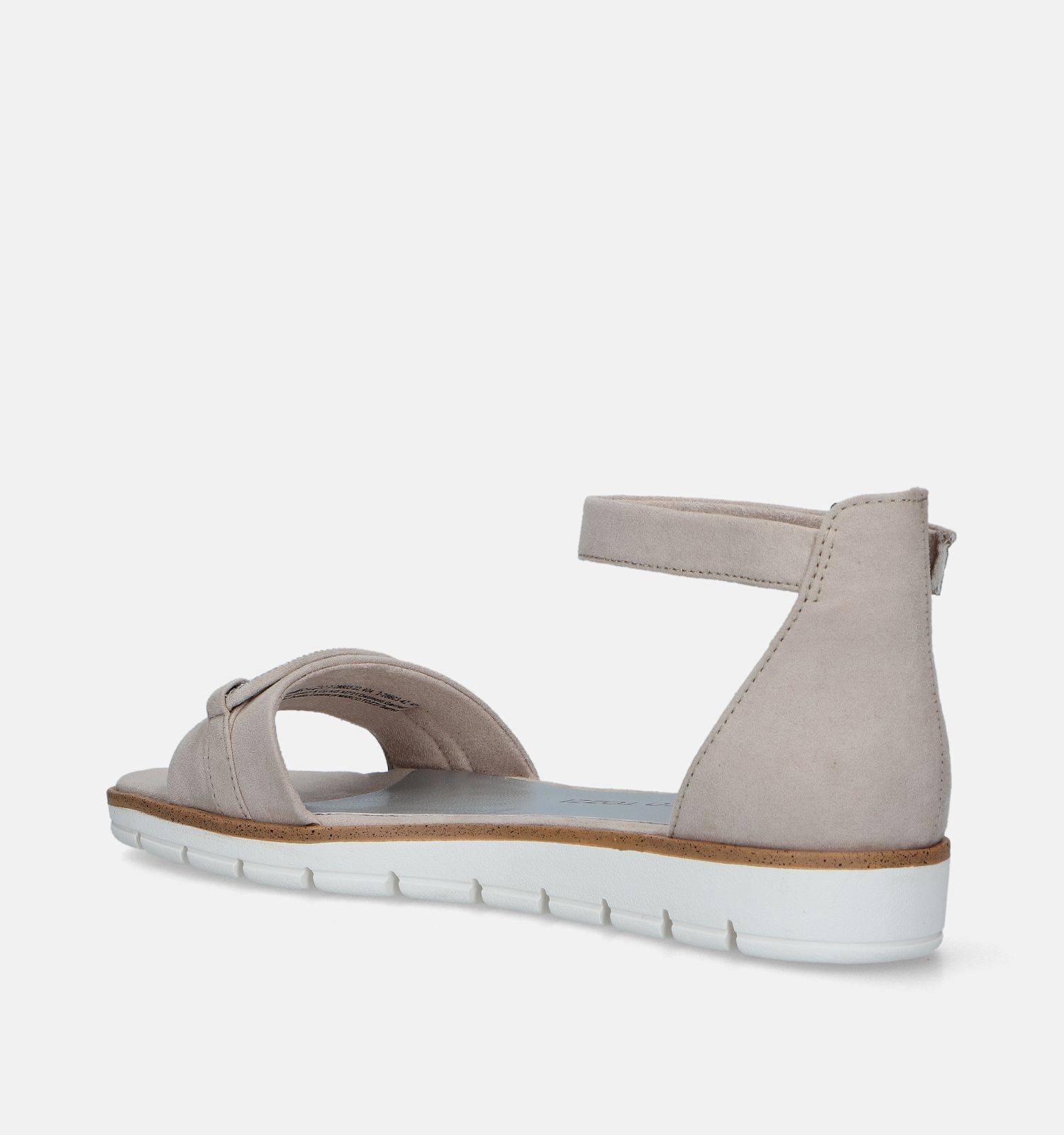 Marco Tozz Beige Sandalen Met Gesloten Hiel Dames Sandalen Online op TORFS.BE