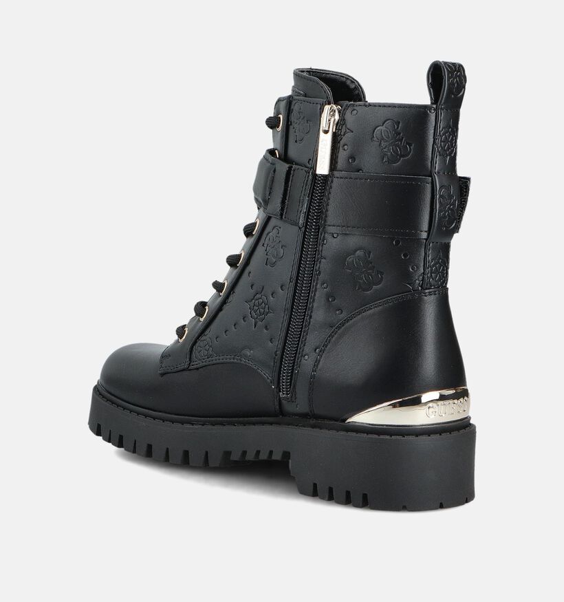 Guess Oranda Boots à lacets en Noir pour femmes (359539) - pour semelles orthopédiques