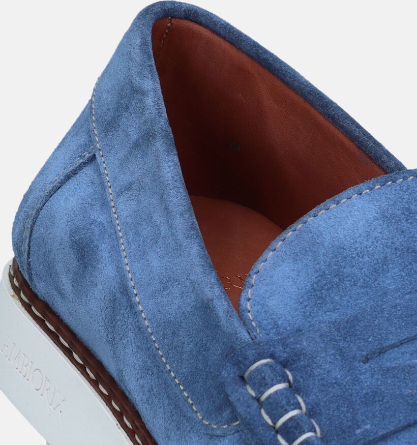 Ambiorix Marcelo Jimmy Chaussures à enfiler en Bleu pour hommes (341175) - pour semelles orthopédiques