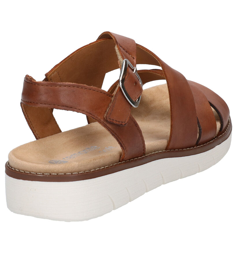 Remonte Cognac Sandalen in leer (271914)