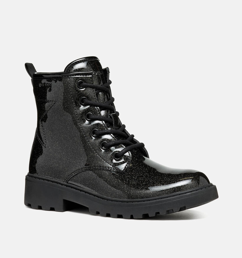 Geox Casey Zwarte Boots voor meisjes (360354) - geschikt voor steunzolen