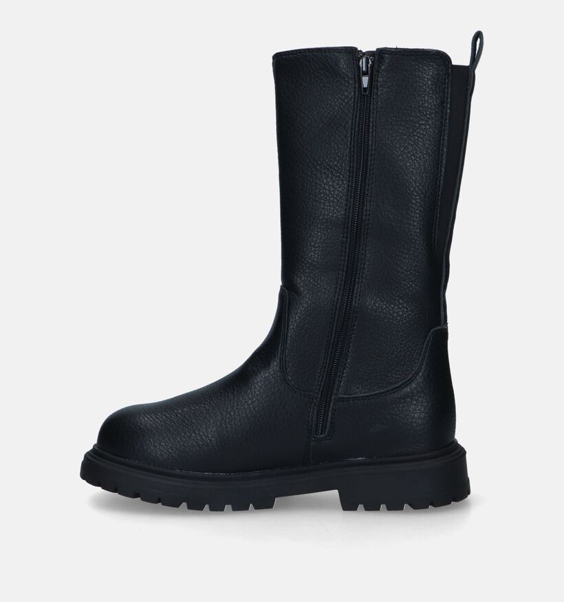 SJ Bottes hautes en Noir pour filles (331850) - pour semelles orthopédiques