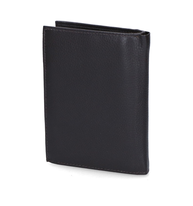 Euro-Leather Zwarte Portefeuille voor heren (343476)