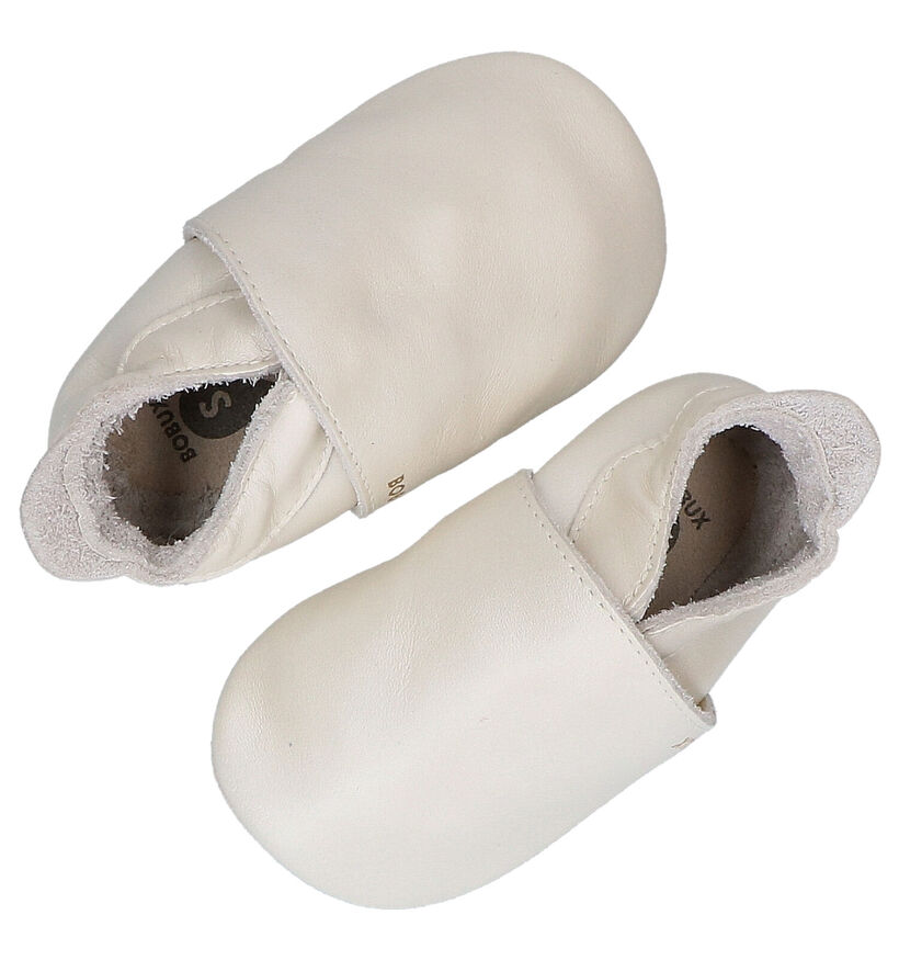 Bobux Simple Shoe Pearl Ecru Parkschoentjes in leer (280193)