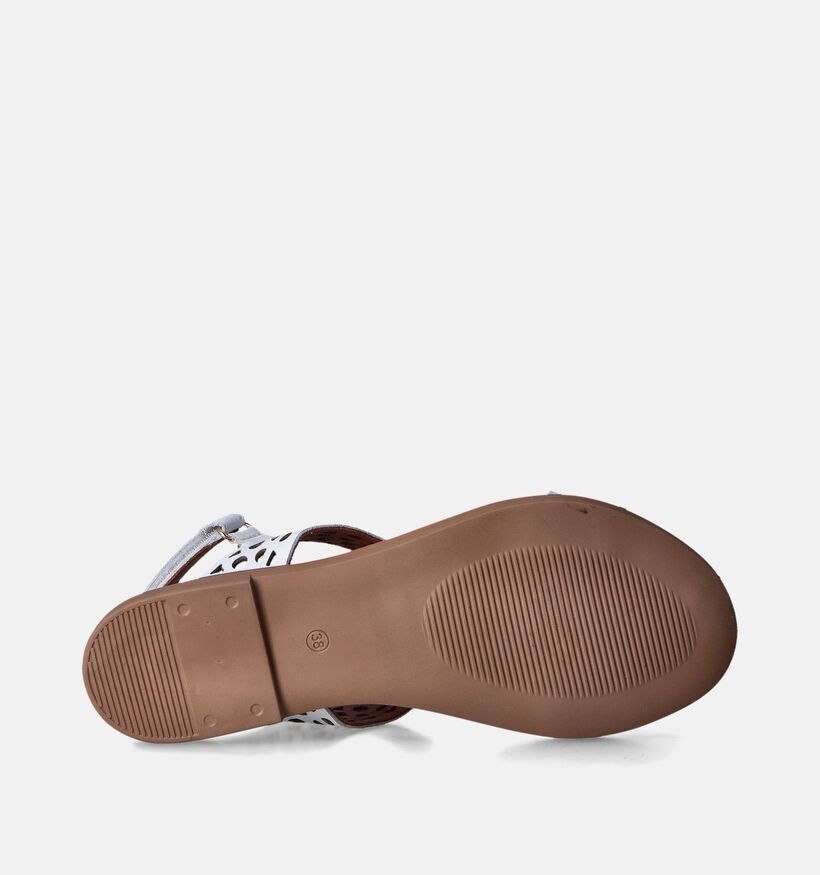 River Woods Aliana Witte Platte sandalen voor dames (356796)