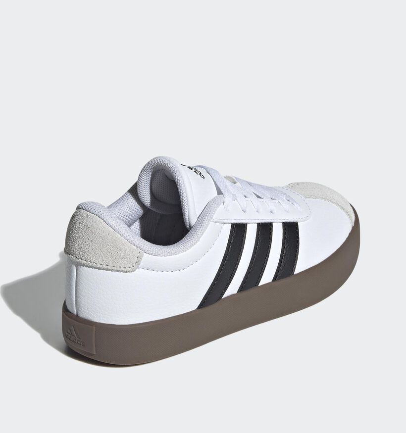 adidas VL Court 3.0 Witte Sneakers voor jongens, meisjes (350110)
