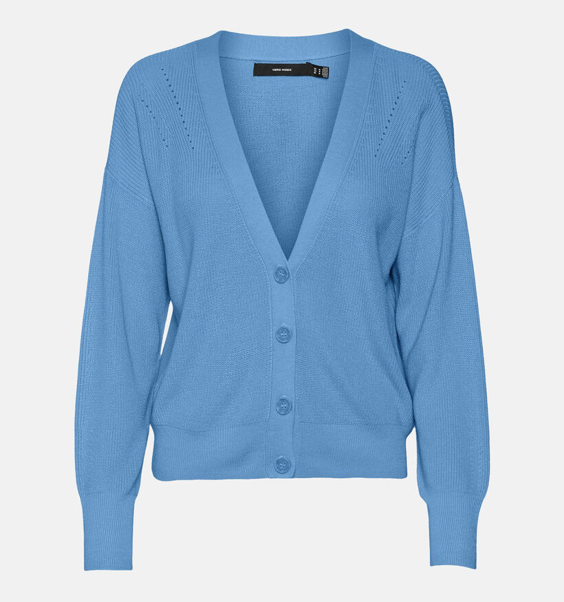 Vero Moda Newlexsun Witte Cardigan met Knopen voor dames (352107)