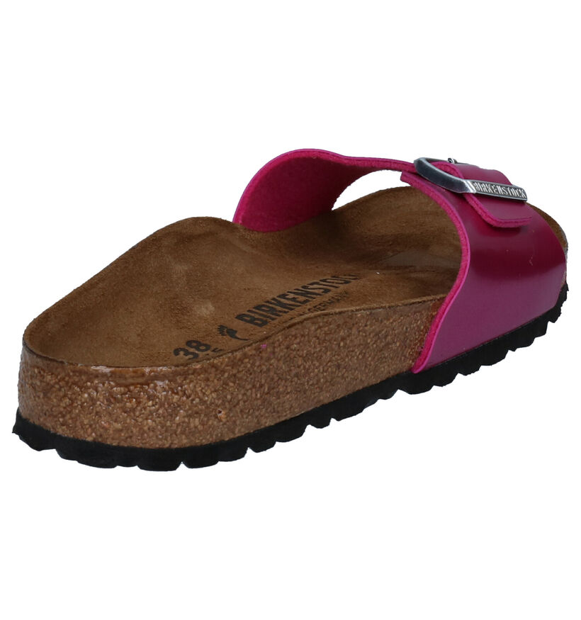 Birkenstock Madrid Birko-Flor Nu-pieds en Blanc pour femmes (338044)