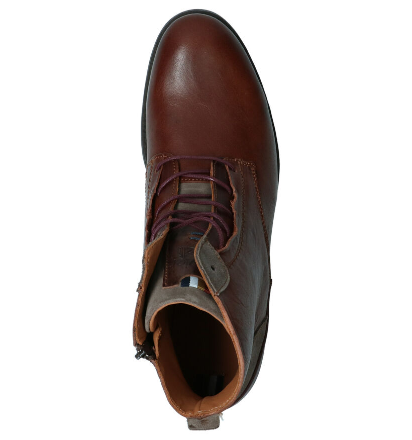 Olivier Strelli Julius Bottines en Cognac en cuir (263261)