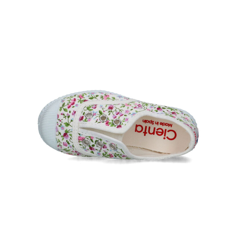 Cienta Slip-ons en Blanc pour filles (348702) - pour semelles orthopédiques