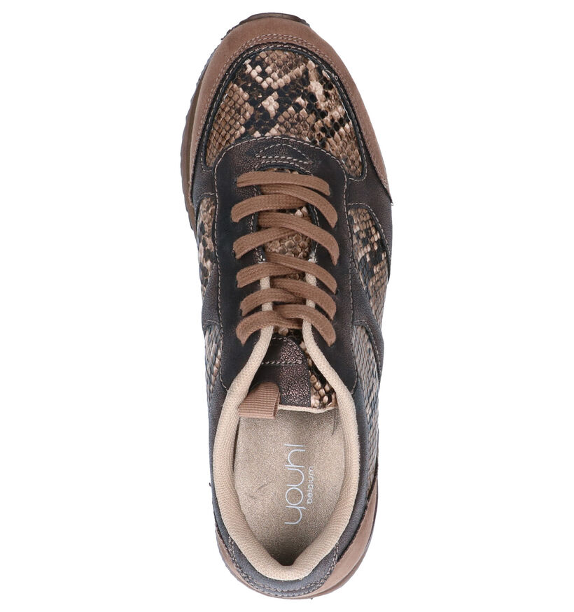 Youh! Baskets casual en Argent en simili cuir (239327)