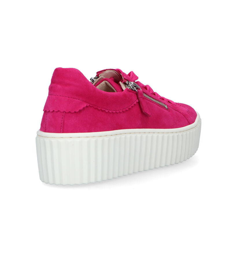 Gabor Best Fitting Fuchsia Sneakers voor dames (323132) - geschikt voor steunzolen