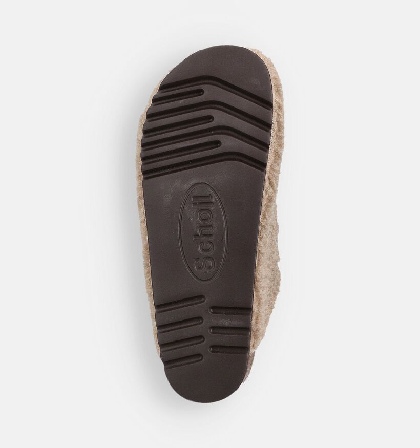 Scholl Fae New Beige Teddy Slippers voor dames (364560)