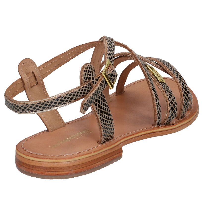 Les Tropeziennes Hapax Gouden Sandalen in leer (308574)