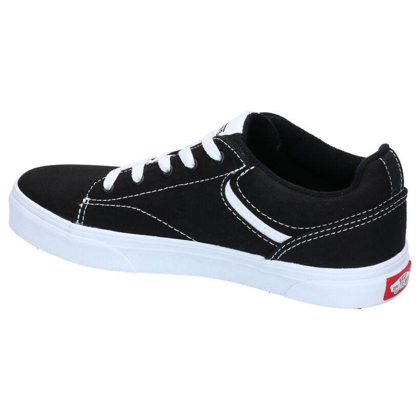 Vans Seldan Baskets Skate en Noir en textile (266623)