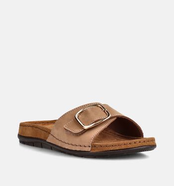 Rohde Slippers Beige/Groen