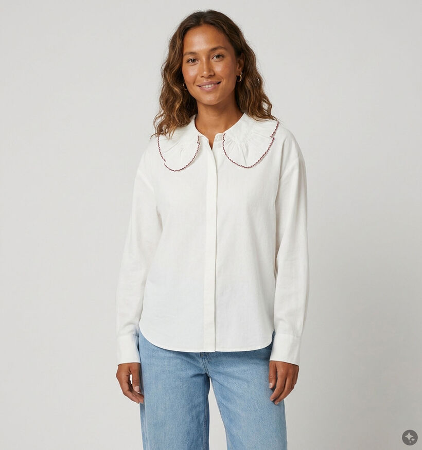 The Korner Blouse en Ecru pour femmes (382186)