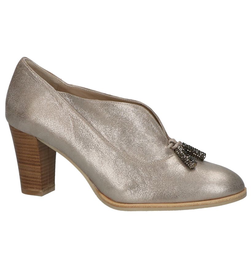 Taupe Pumps met Hoge Hak Sergio Turri in leer (220597)