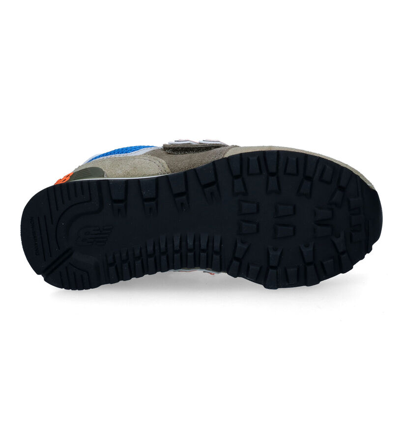 New Balance PV574 Baskets en Vert pour garçons (319260) - pour semelles orthopédiques