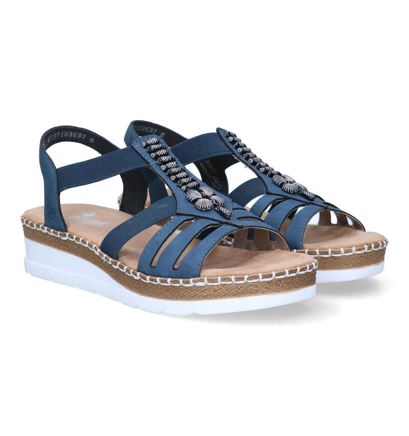 Rieker Blauwe Sandalen voor dames (323673)