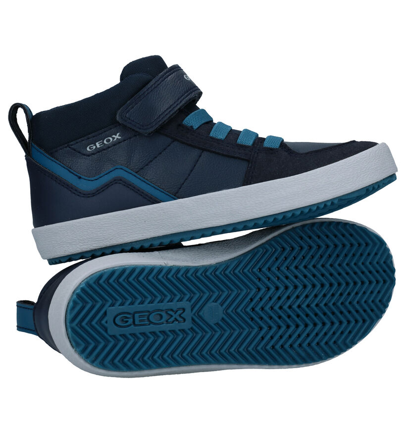 Geox Alonisso Blauwe Hoge Schoenen in kunstleer (298594)