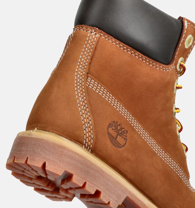 Timberland Premium 6 Inch Boots à lacets en Camel pour femmes (361415) - pour semelles orthopédiques