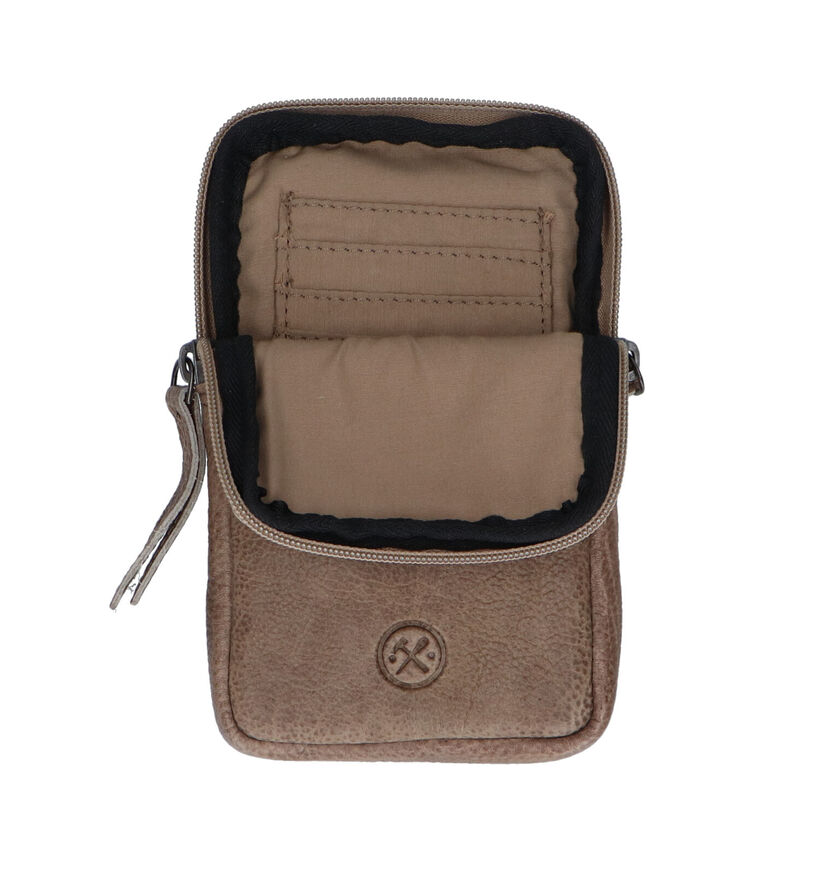 Hide & Stitches Okergeel Telefoontasje voor dames (333149)