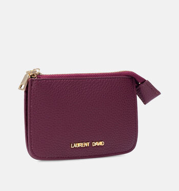 Laurent David Petite maroquinerie Noir/Or rose/Bordeaux
