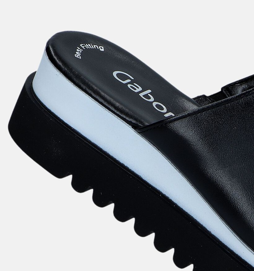 Gabor Zwarte Platform Slippers voor dames (339511)