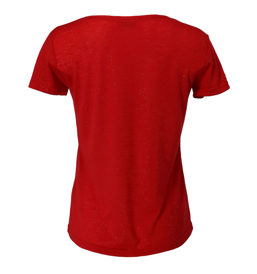 La Petite Étoile Elvire T-shirt manches courtes en Rouge (272203)
