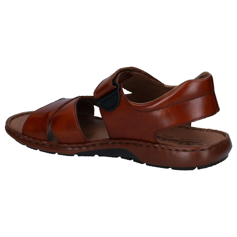 Rieker Sandales en Cognac pour hommes (339201)